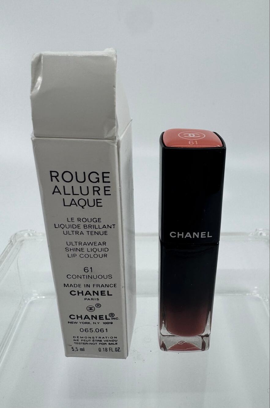 NIB Chanel Rouge Allure Laque - Ultrawear Shine Liquid Lipstick #61 Continuous